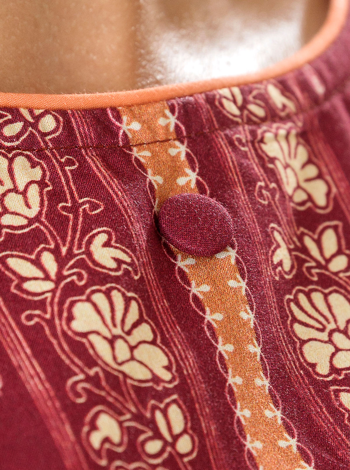 1 PIECE - PRINTED LAWN SHIRT - ETHNIC OBSESSION