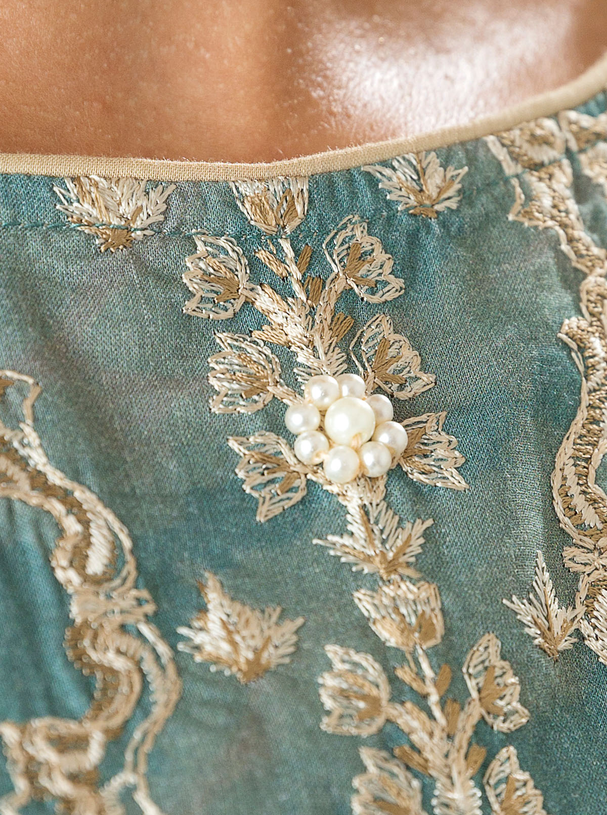 3 Piece - Embroidered Lawn Suit - Gemstone Teal
