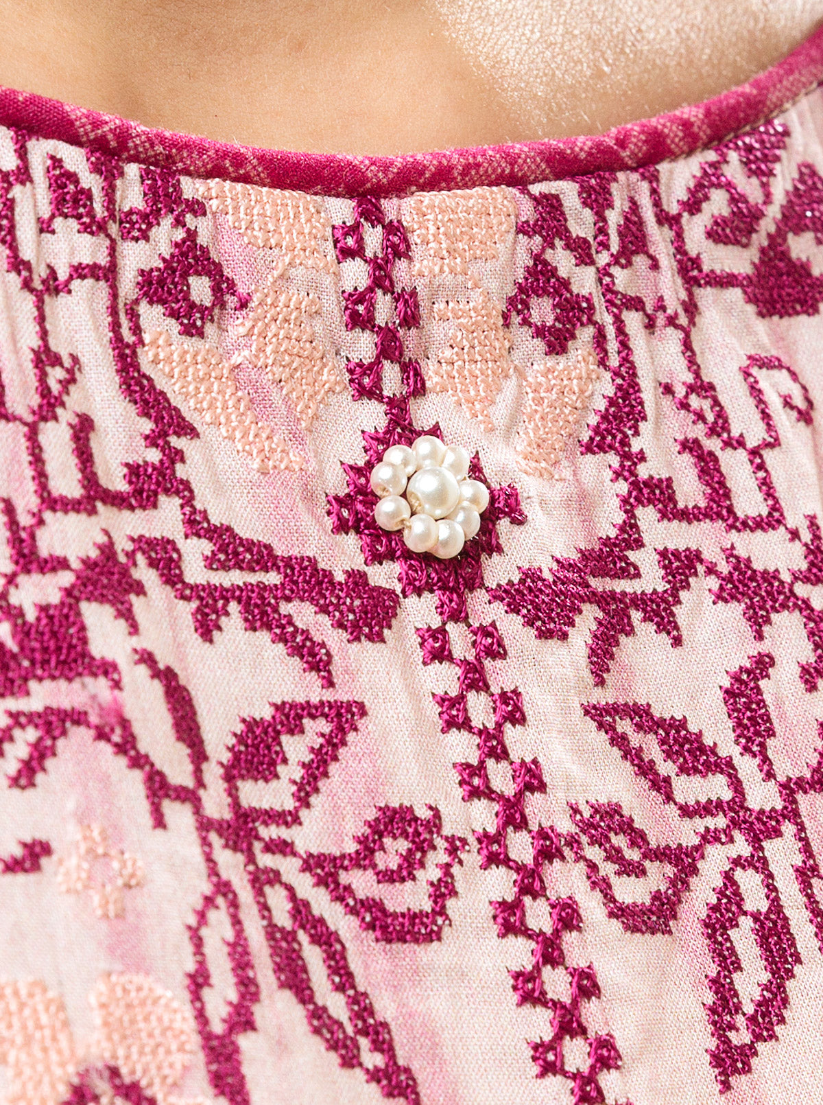 3 Piece - Embroidered Lawn Suit - Tribal Treasure