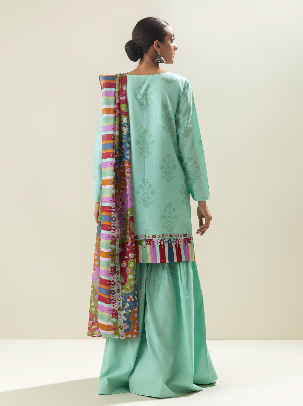 2 Piece - Embroidered Lawn Suit - Spring Breeze