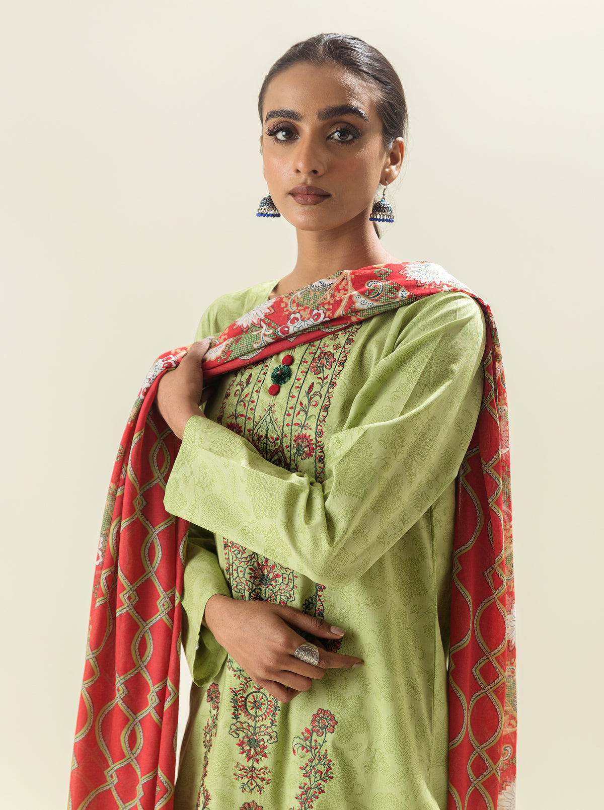 2 Piece - Embroidered Lawn Suit - Youthful Vibrancy