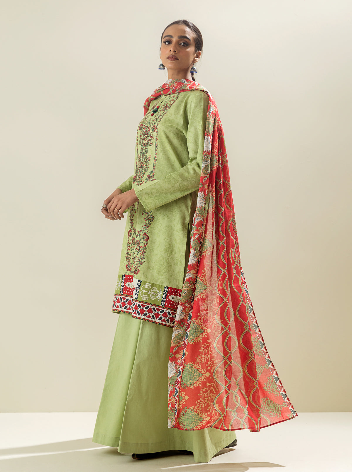 2 Piece - Embroidered Lawn Suit - Youthful Vibrancy