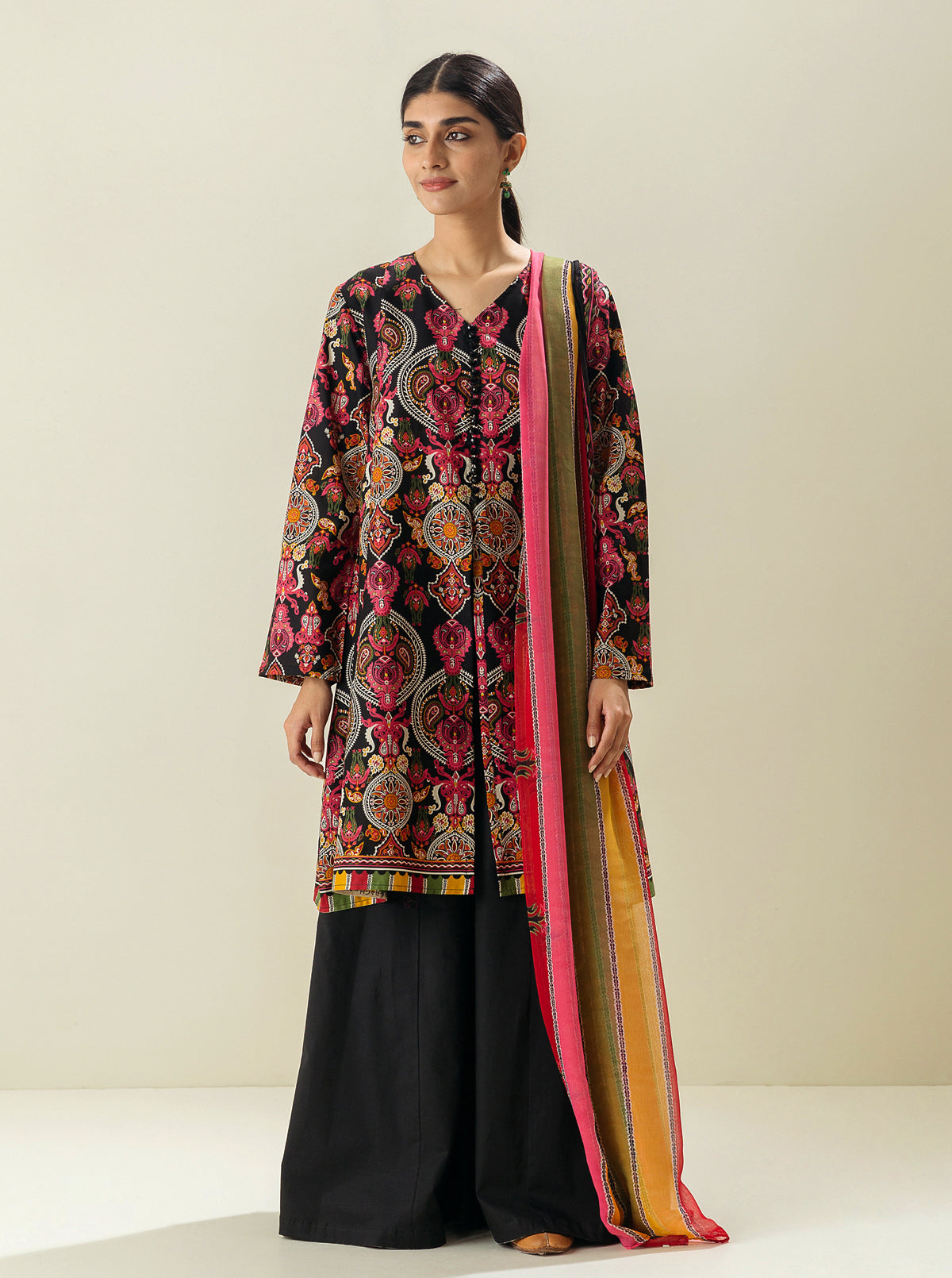 2 Piece - Printed Lawn Suit - Exotic Odyssey