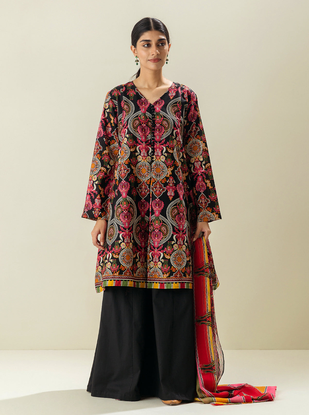 2 Piece - Printed Lawn Suit - Exotic Odyssey