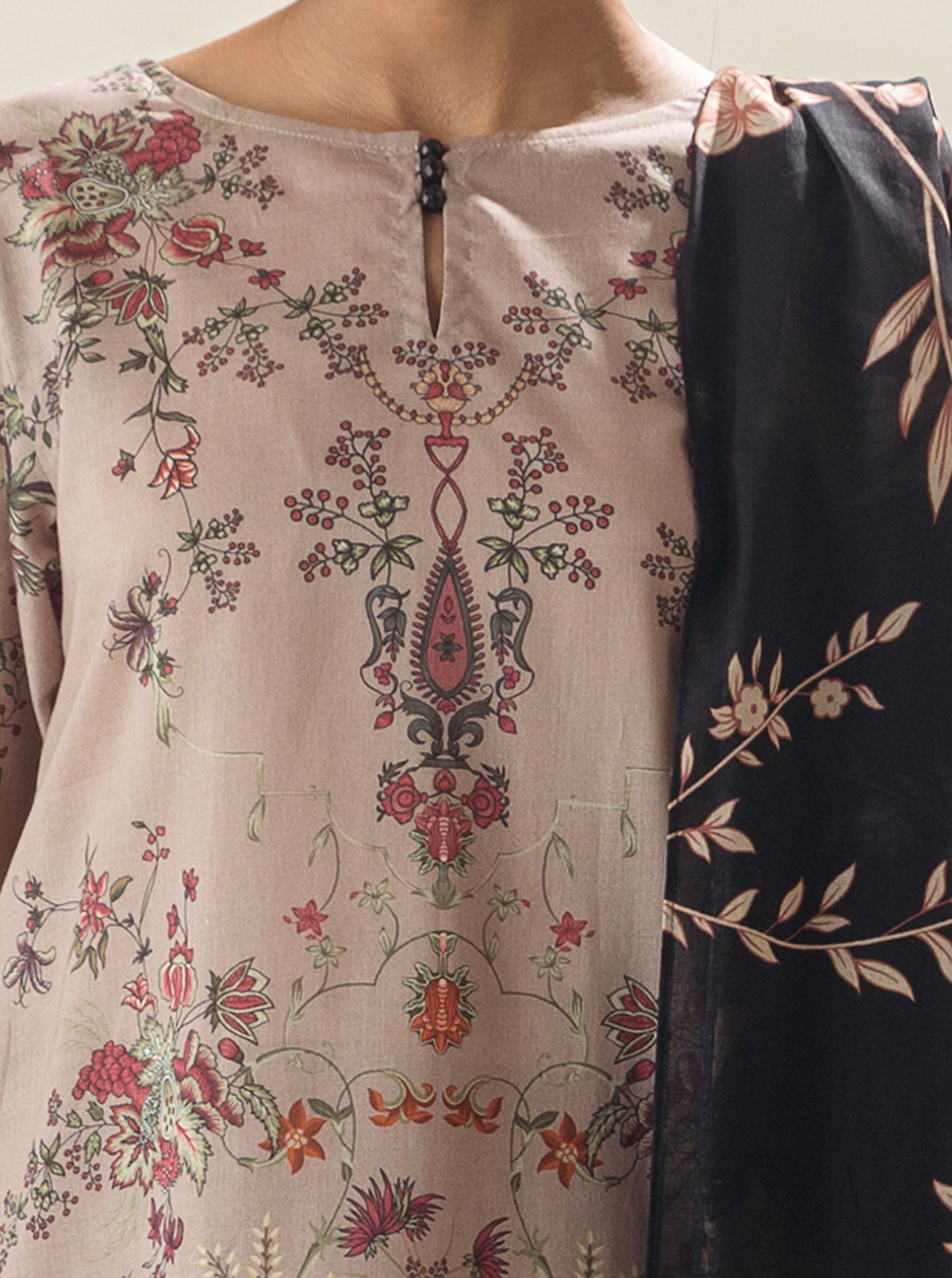 3 Piece - Printed Lawn Suit - Belle Intricate