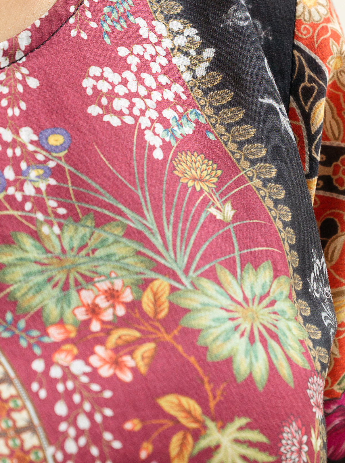 3 Piece - Printed Lawn Suit - Flower Of The Orient
