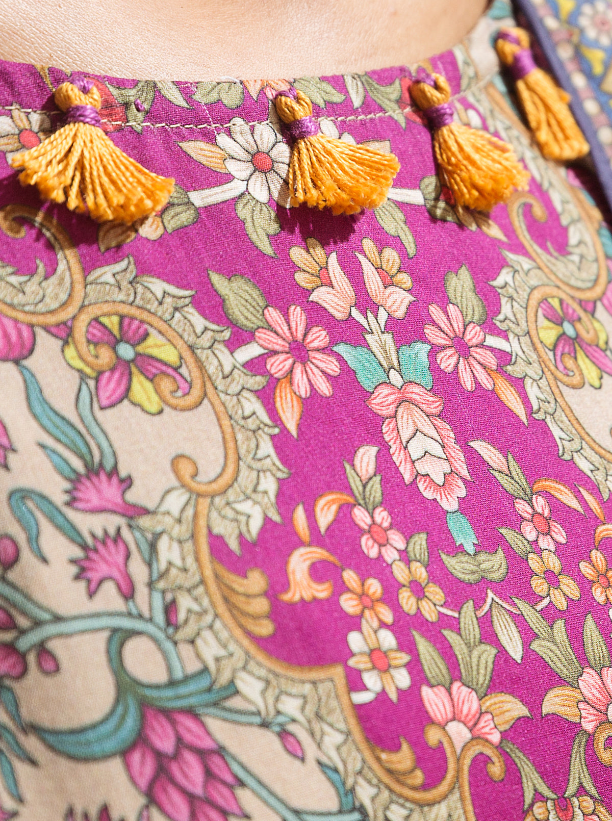 3 Piece - Printed Lawn Suit - Royalty Beige
