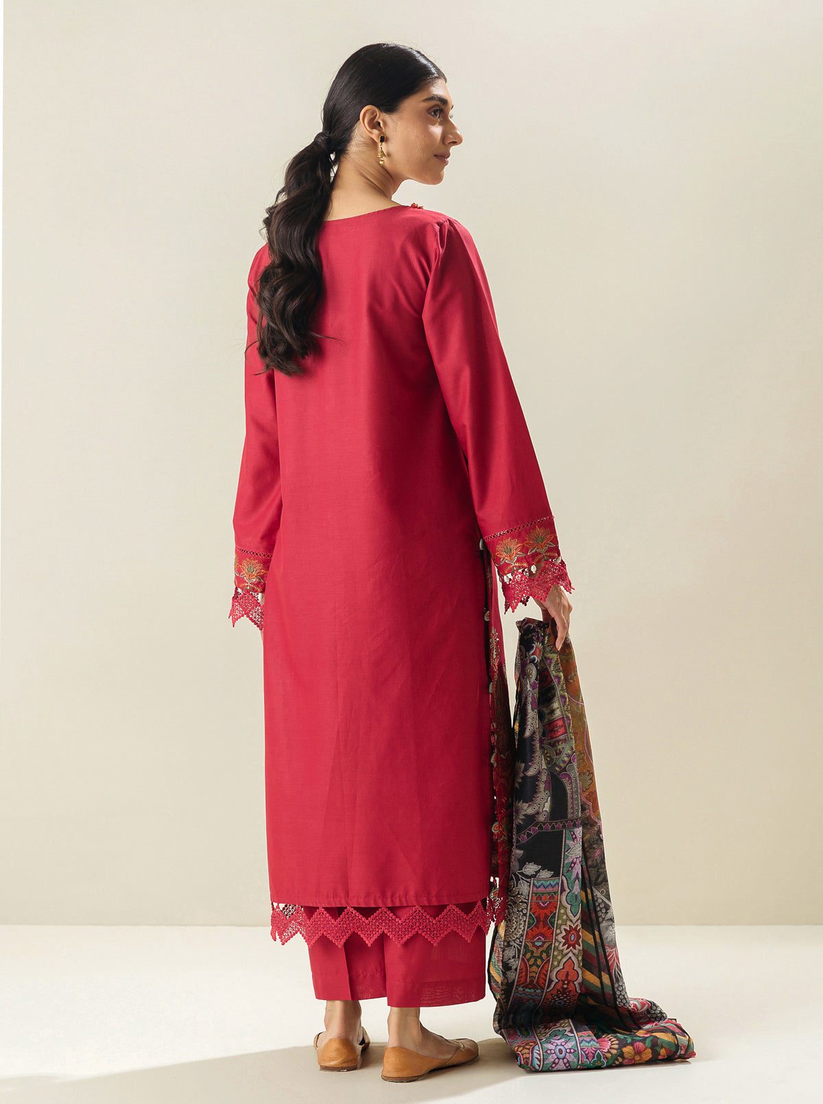 3 Piece - Embroidered Lawn Suit - Mulberry Era