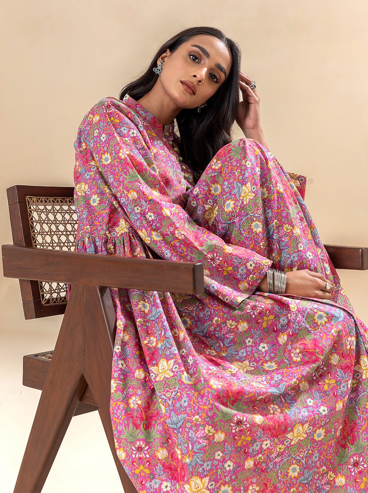 2 Piece Printed Lawn Suit-Garden Mystique (Unstitched)