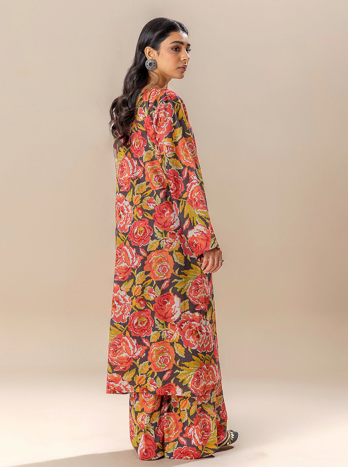 2 Piece Printed Lawn Suit-Charming Rush (Unstitched)