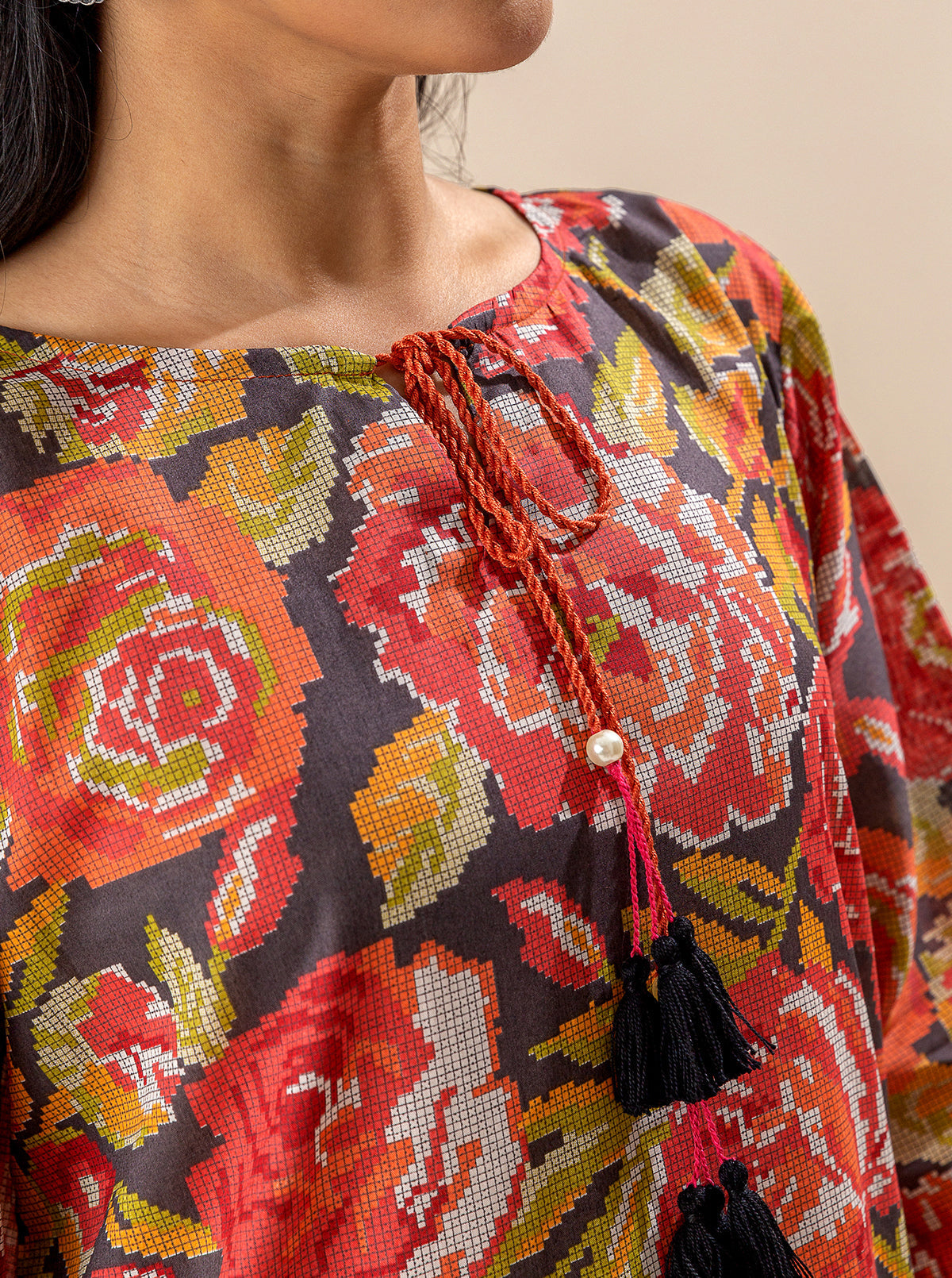 2 Piece Printed Lawn Suit-Charming Rush (Unstitched)