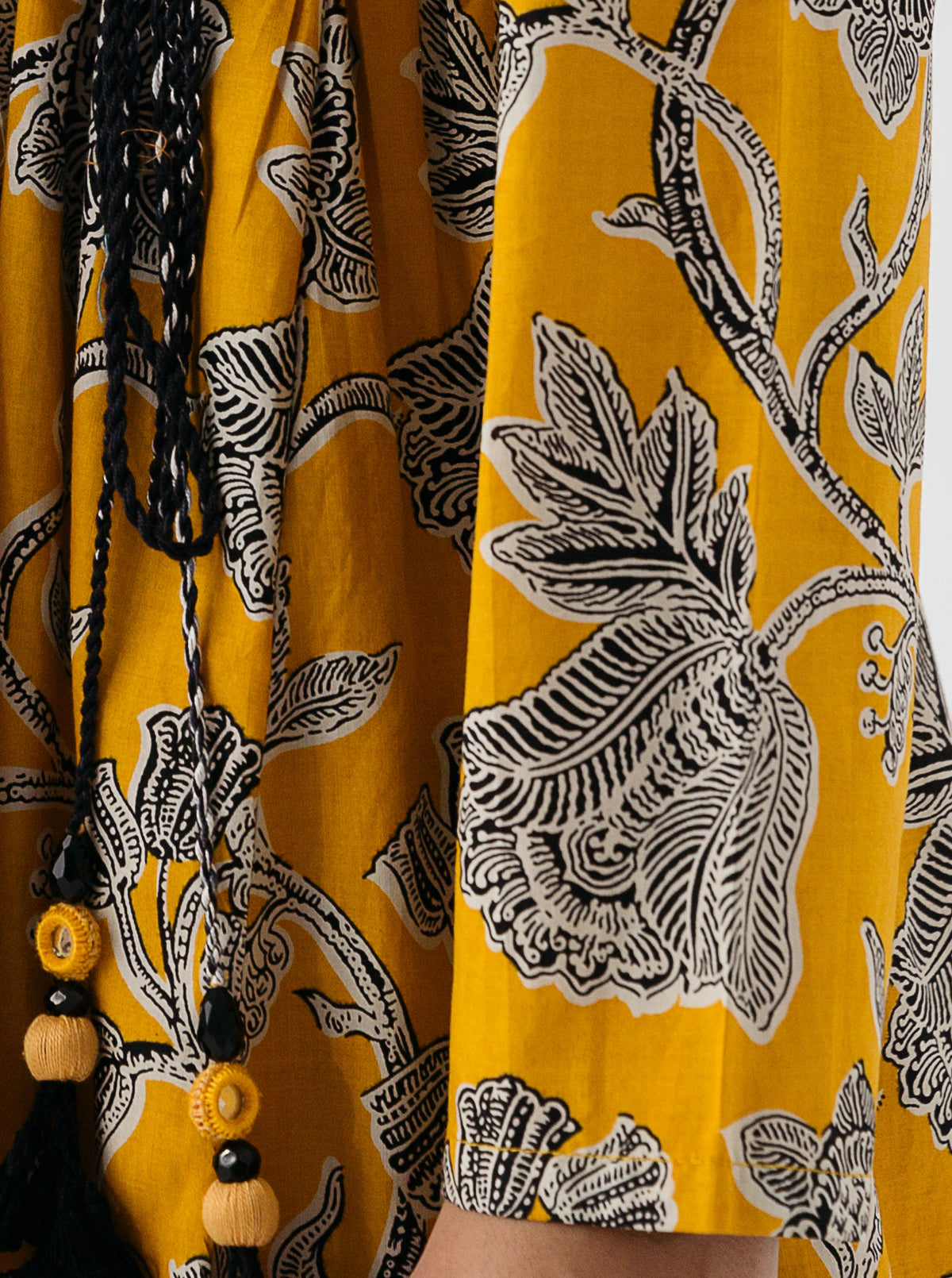 2 Piece - Printed Cambric Suit - Sunstruck Gold
