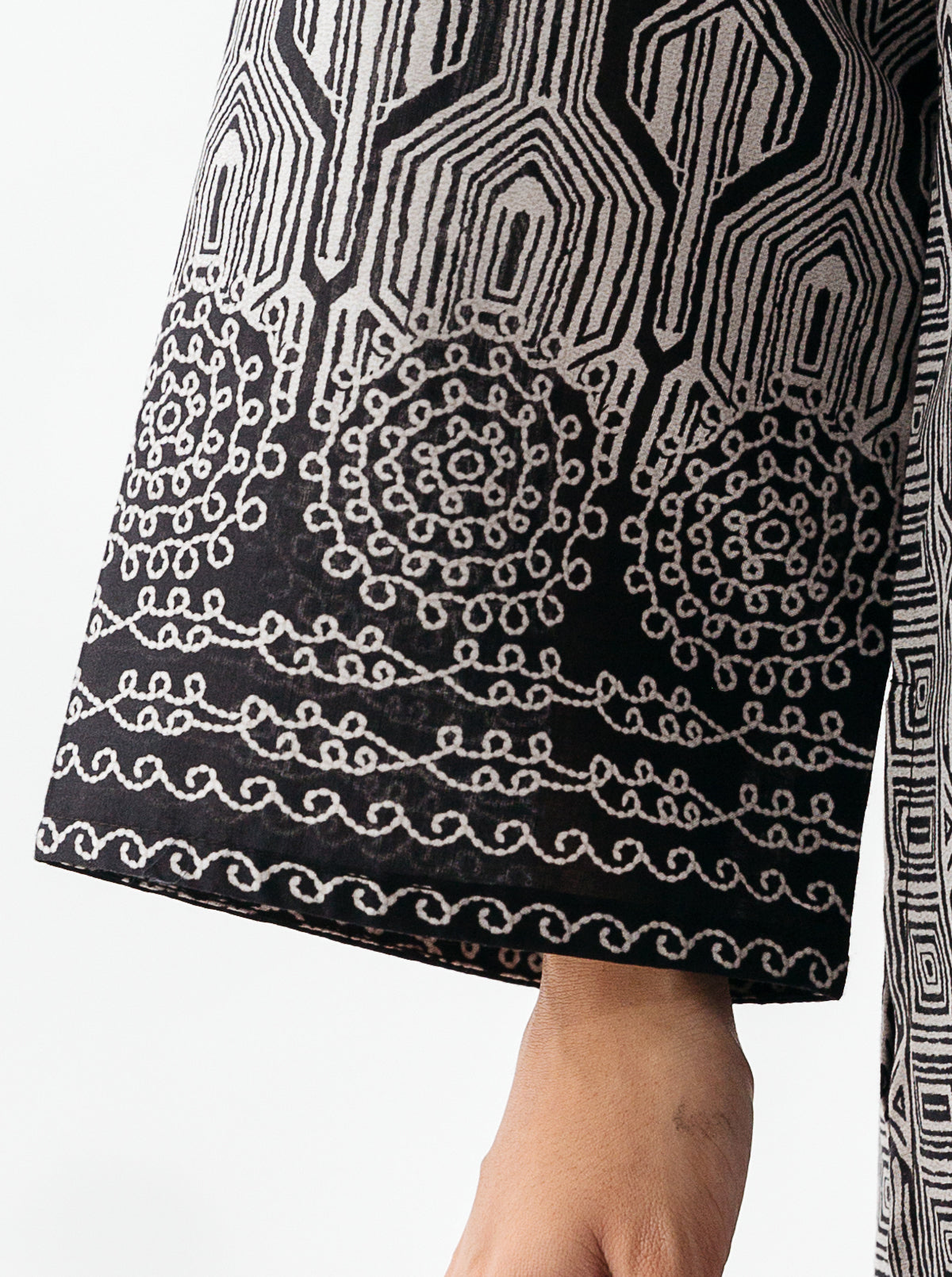 2 PIECE - EMBROIDERED CAMBRIC SUIT - MYSTERY GEM