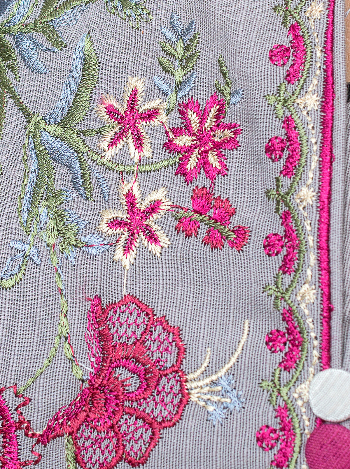 3 Piece - Embroidered Khaddar Suit - Cool Winter Day