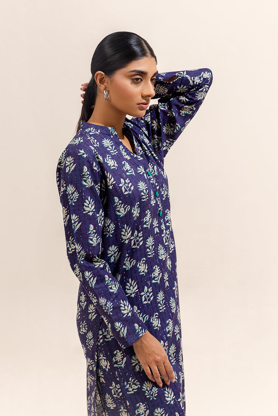 2 Piece Printed Khaddar Suit-Raisin Tale (Unstitched)