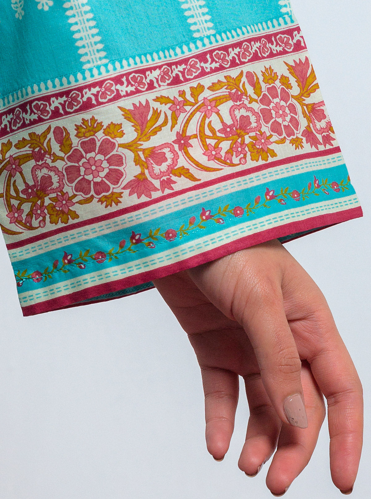 3 Piece - Printed Lawn Suit - Wonder Blush