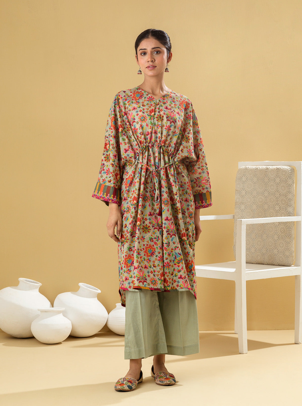 1 PIECE - PRINTED LAWN SHIRT - SUMMER BREEZE