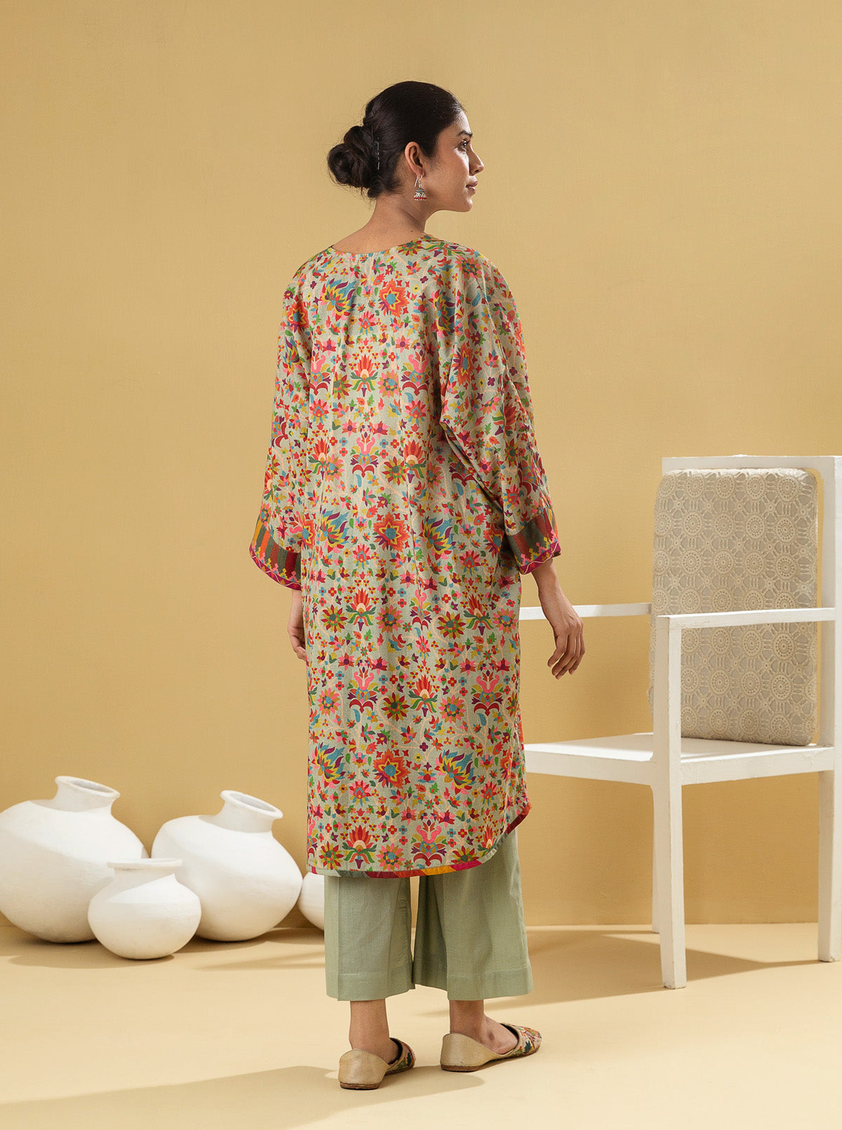 1 PIECE - PRINTED LAWN SHIRT - SUMMER BREEZE