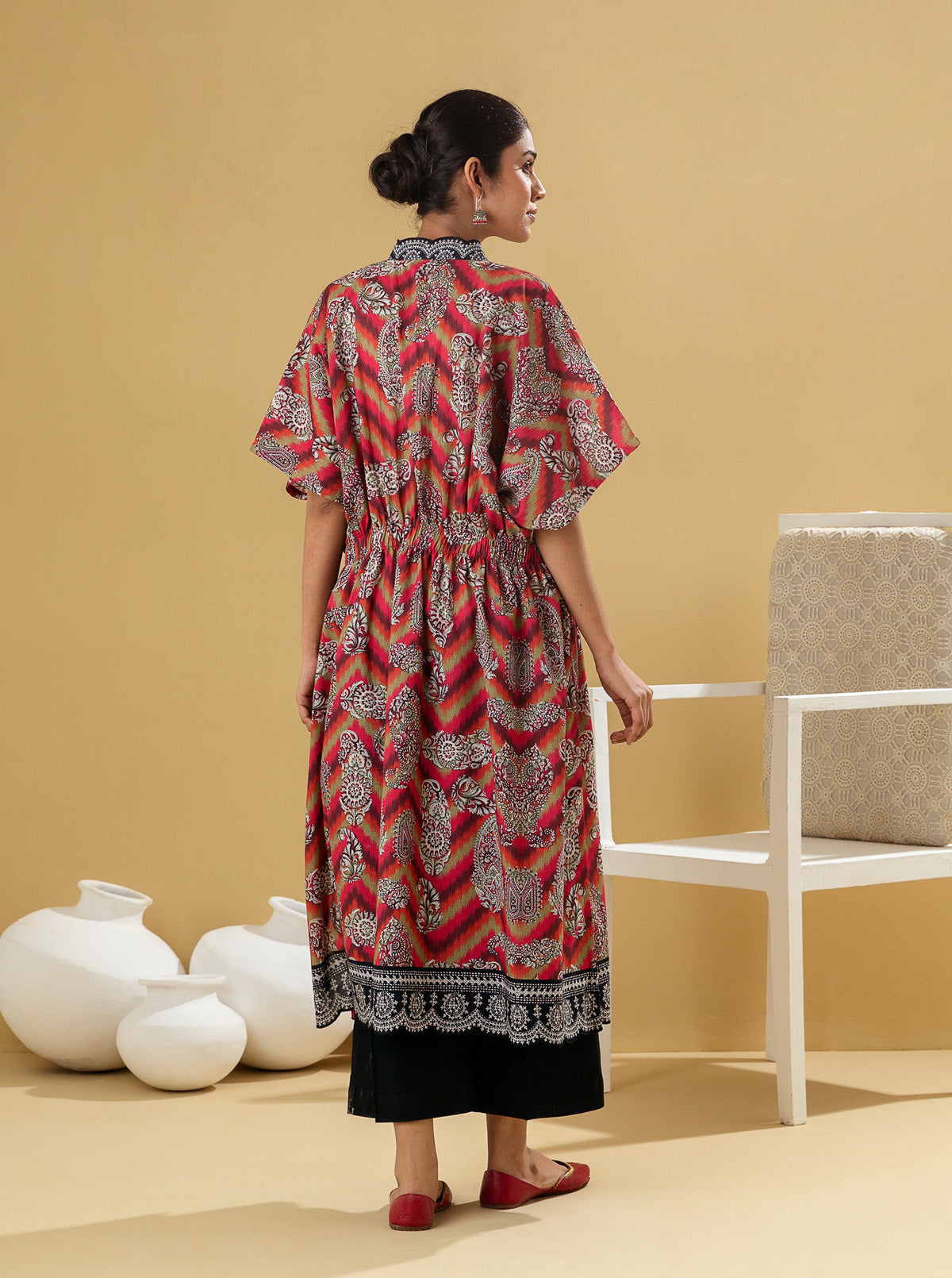 1 PIECE - PRINTED LAWN SHIRT - PAISLEY GLEAM