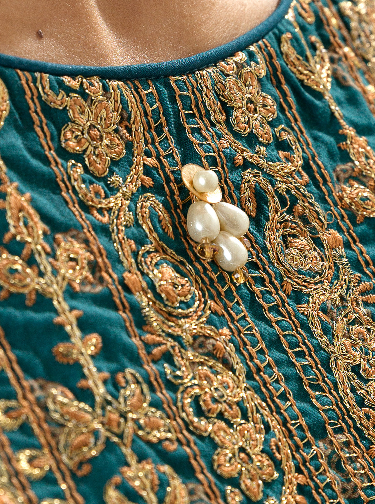 3 PIECE - EMBROIDERED LAWN SUIT - MYTHIC ENTHIC