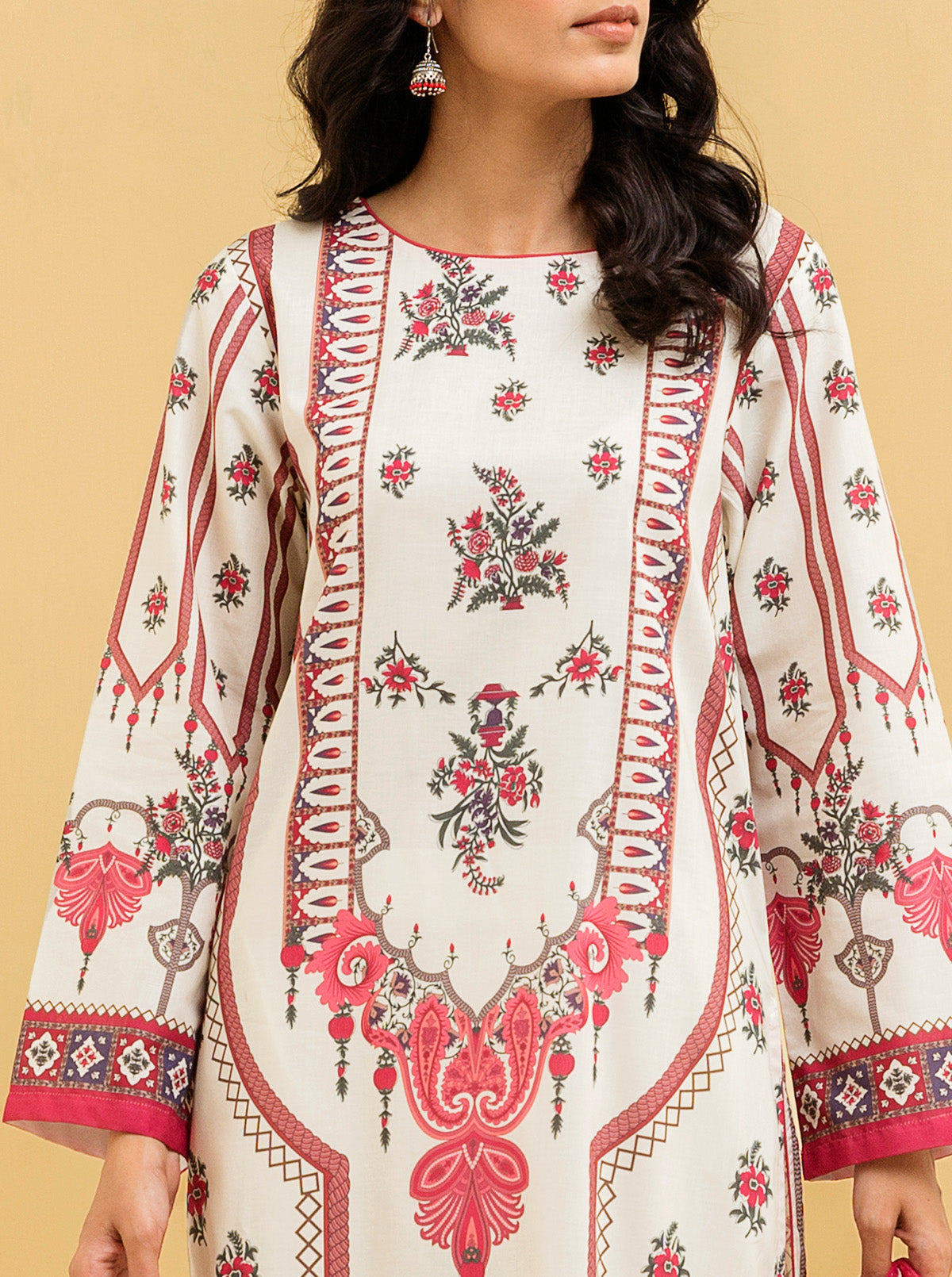 3 Piece - Printed Lawn Suit - Spring Delight