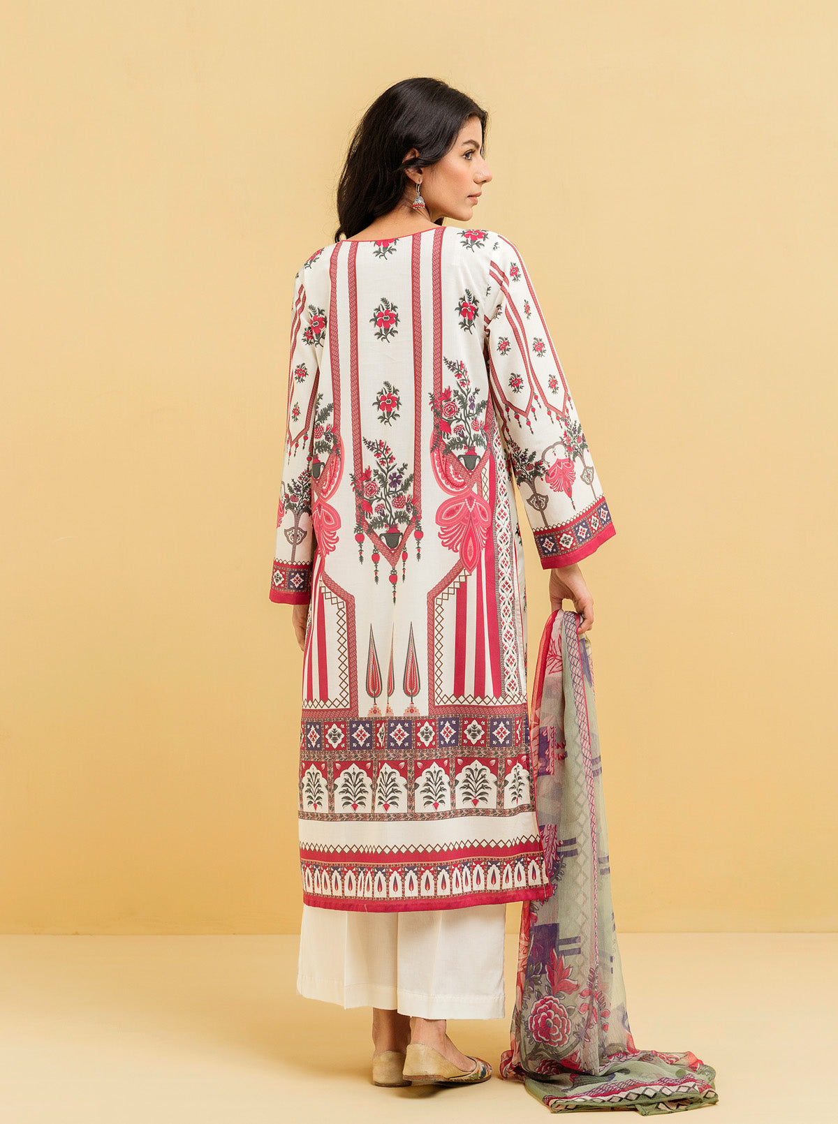 3 Piece - Printed Lawn Suit - Spring Delight