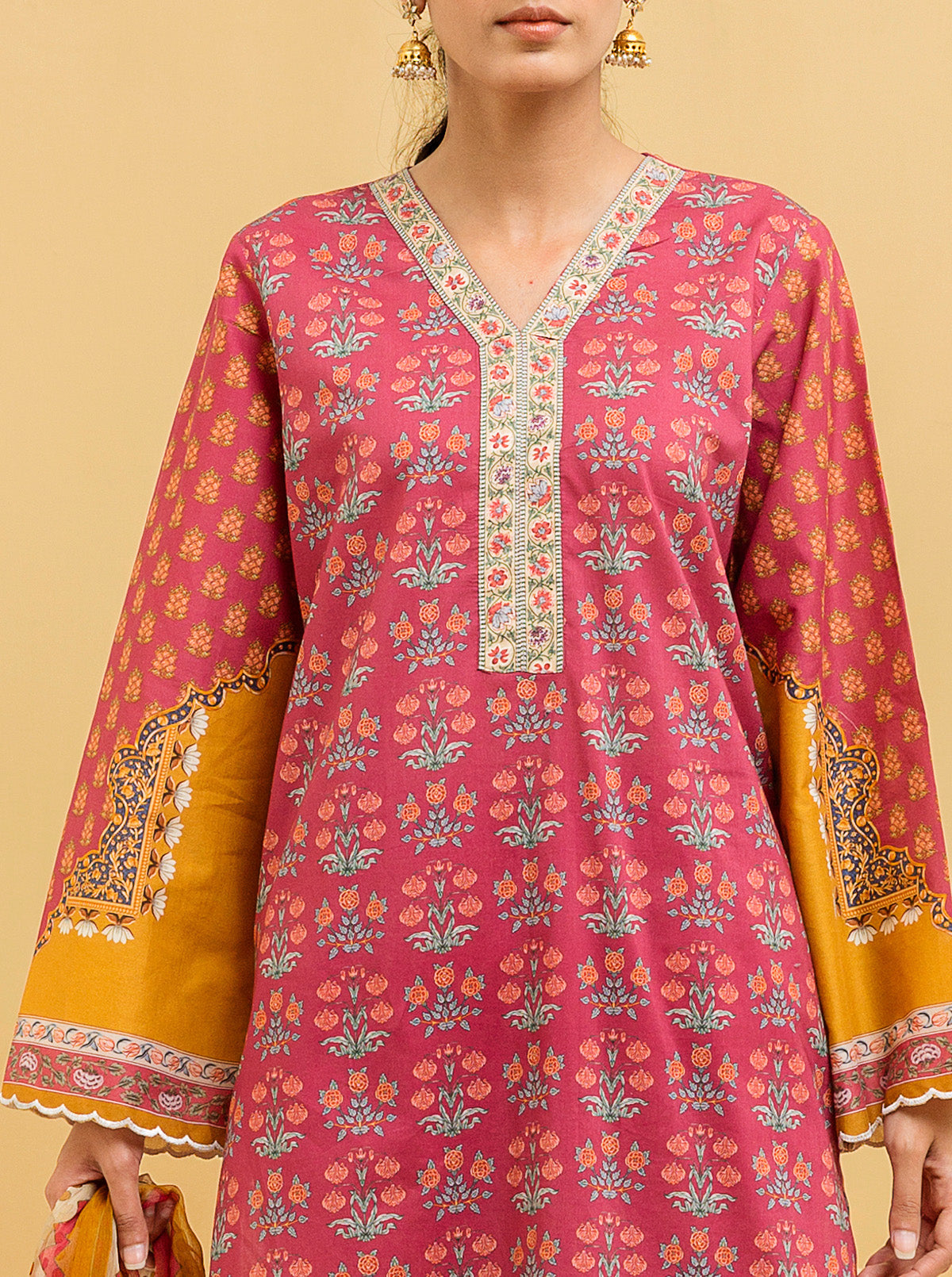 3 Piece - Printed Lawn Suit - Blooming Bouquet
