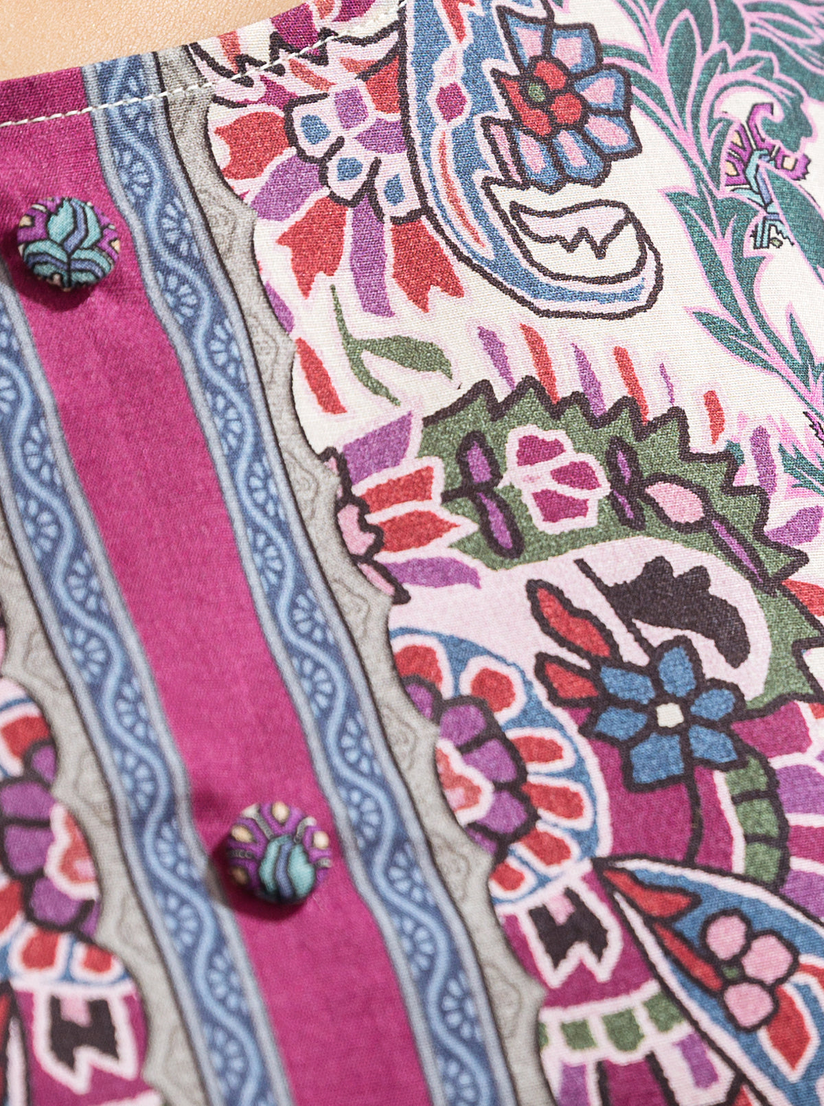 1 PIECE - PRINTED LAWN SHIRT - CHIVE BLOSSOM