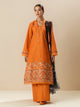 3 Piece - Embroiderd Lawn Suit - Fall Fantasy