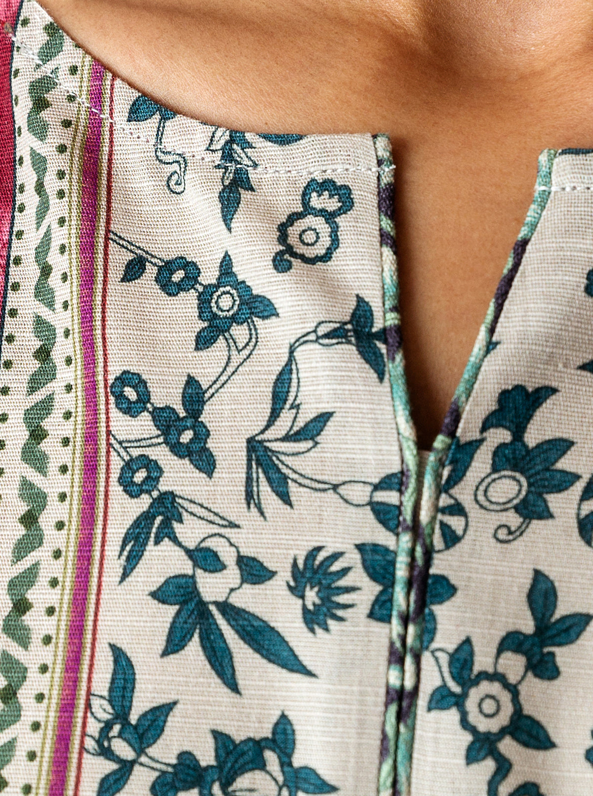 1 PIECE - PRINTED KHADDAR SHIRT - AIREEN