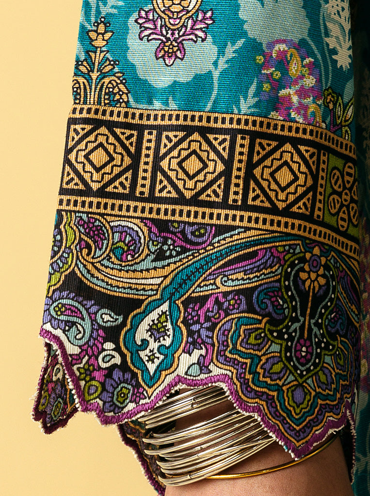2 Piece - Printed Khaddar Suit - Divine Flora