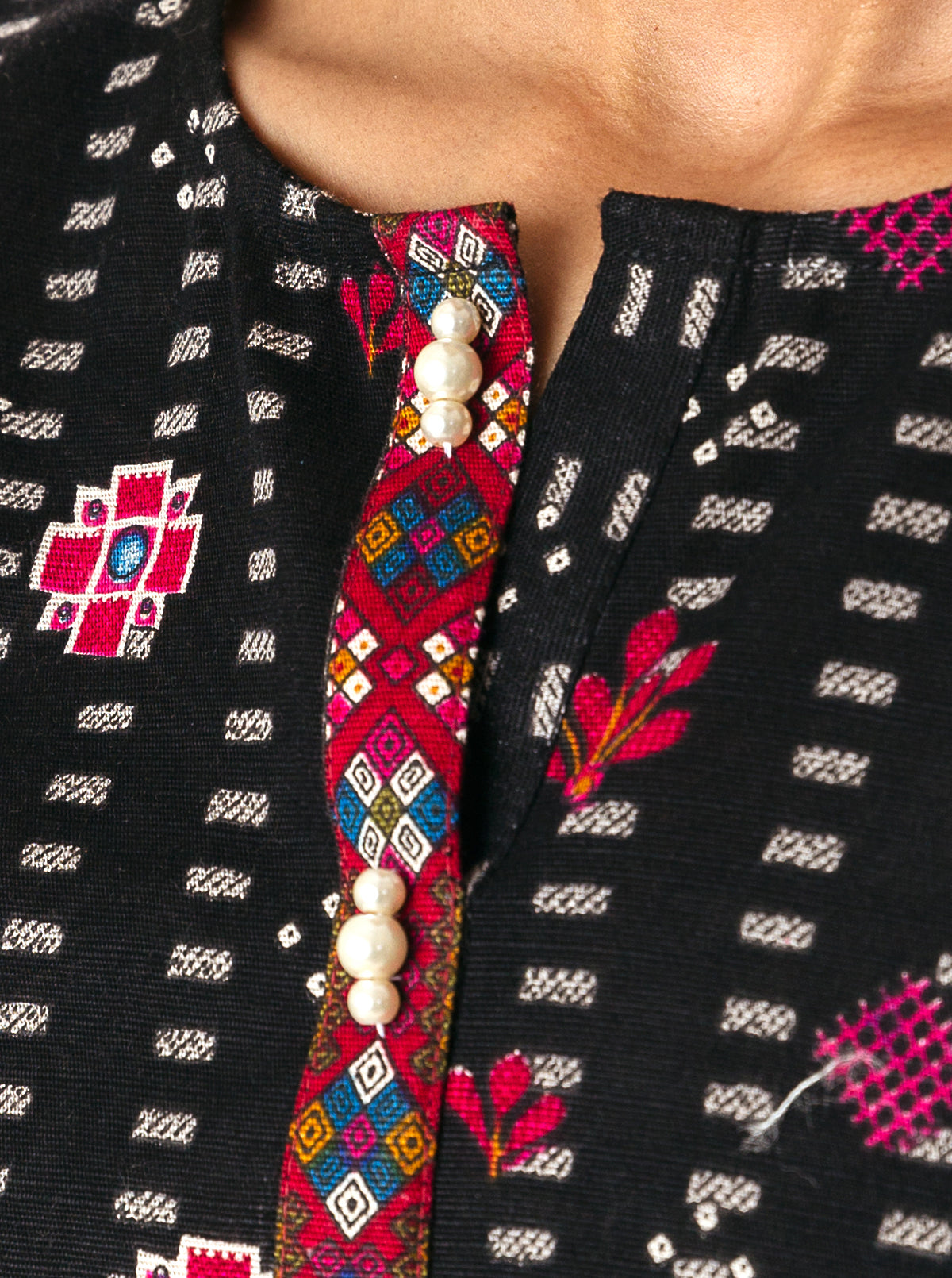 2 Piece - Printed Khaddar Suit - Folk Lore