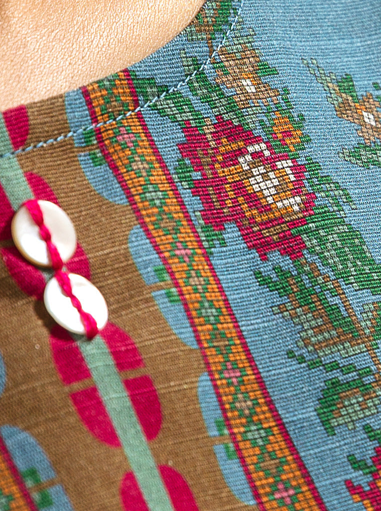 3 Piece - Printed Khaddar Suit - Geo Flora