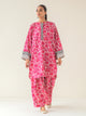 2 Piece - Printed Khaddar Suit - Mulberry Highlights