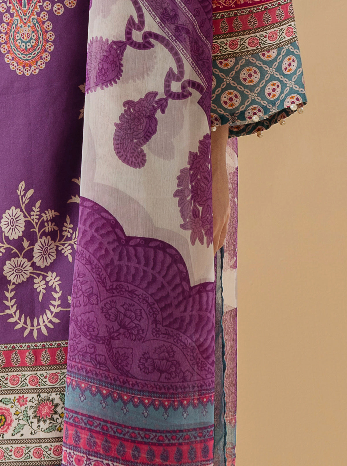 2 PIECE - PRINTED LAWN SUIT - GYPSY GEMMB3S22U19-PURPLE-2000000197591-2PC