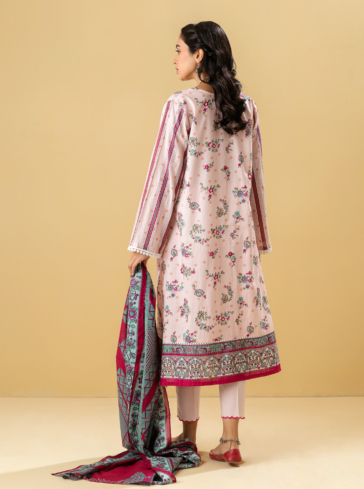 2 PIECE - PRINTED LAWN SUIT - PASTEL DEWMB3S22U22-PINK-2000000196676-2PC