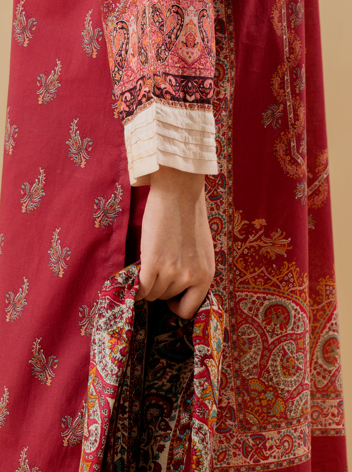 2 Piece - Printed Lawn Suit - Urban Paisley