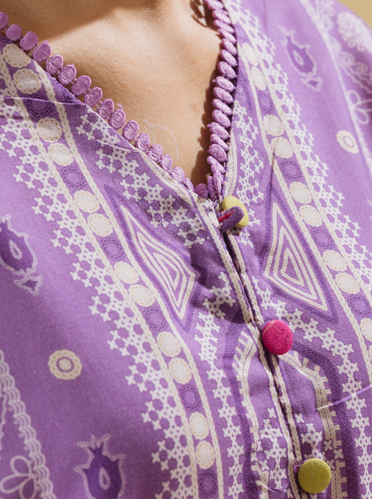 3 PIECE - PRINTED LAWN SUIT - ORCHID TONEMB3S22U29-PURPLE-2000000197824-3PC