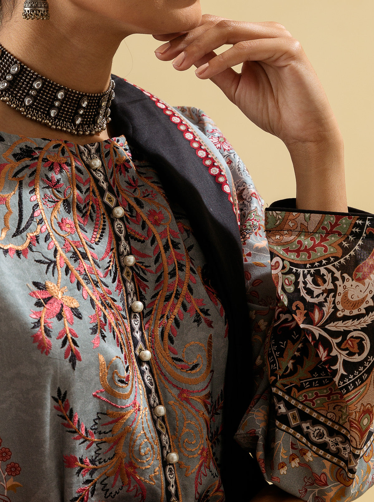 3 Piece - Embroidered Lawn Suit - Summer Breeze