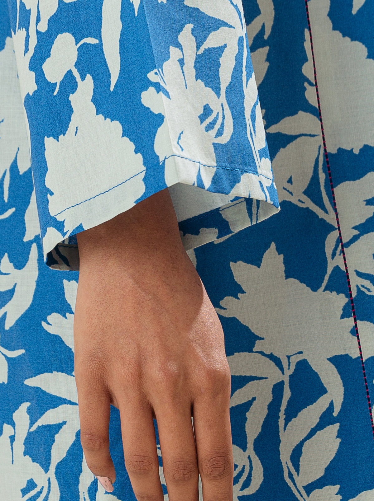 1 PIECE - PRINTED LAWN SHIRT - TIDE MYSTIQUE