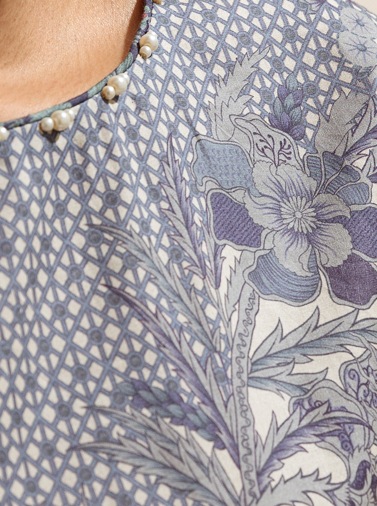 1 PIECE - PRINTED  LAWN SHIRT - CHINTZ DELICACY