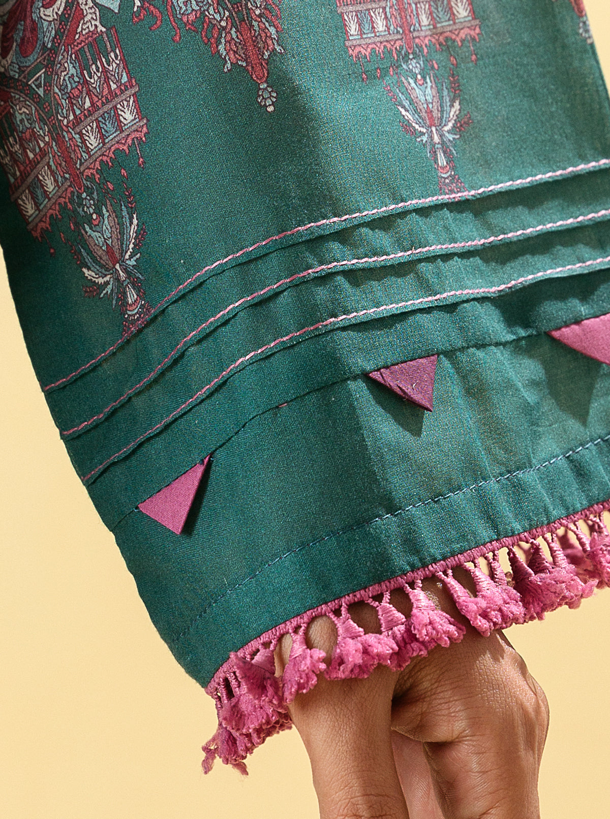 1 PIECE - PRINTED LAWN SHIRT - JADE ADMONISH