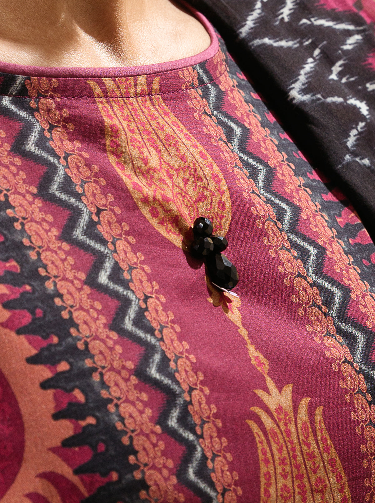 3 Piece - Printed Lawn Suit - Tribal Tones