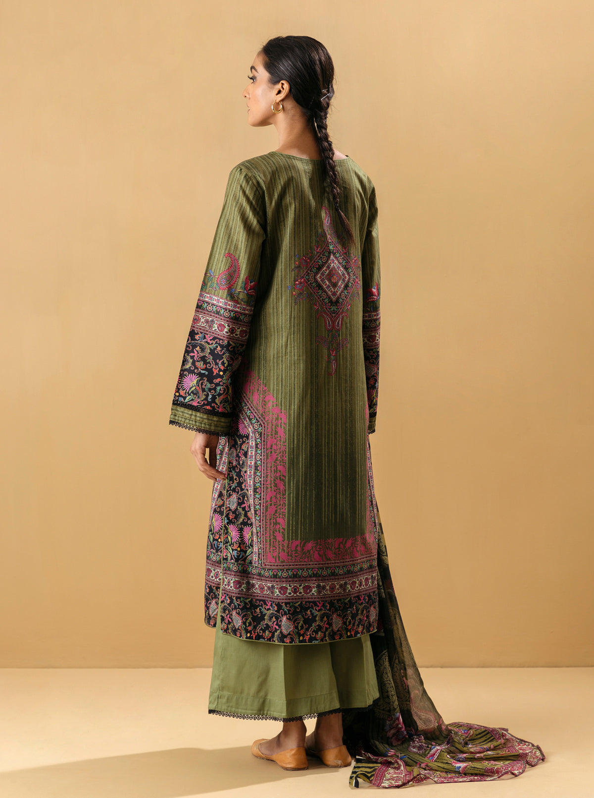 3 Piece - Printed Lawn Suit - Grace Gloria