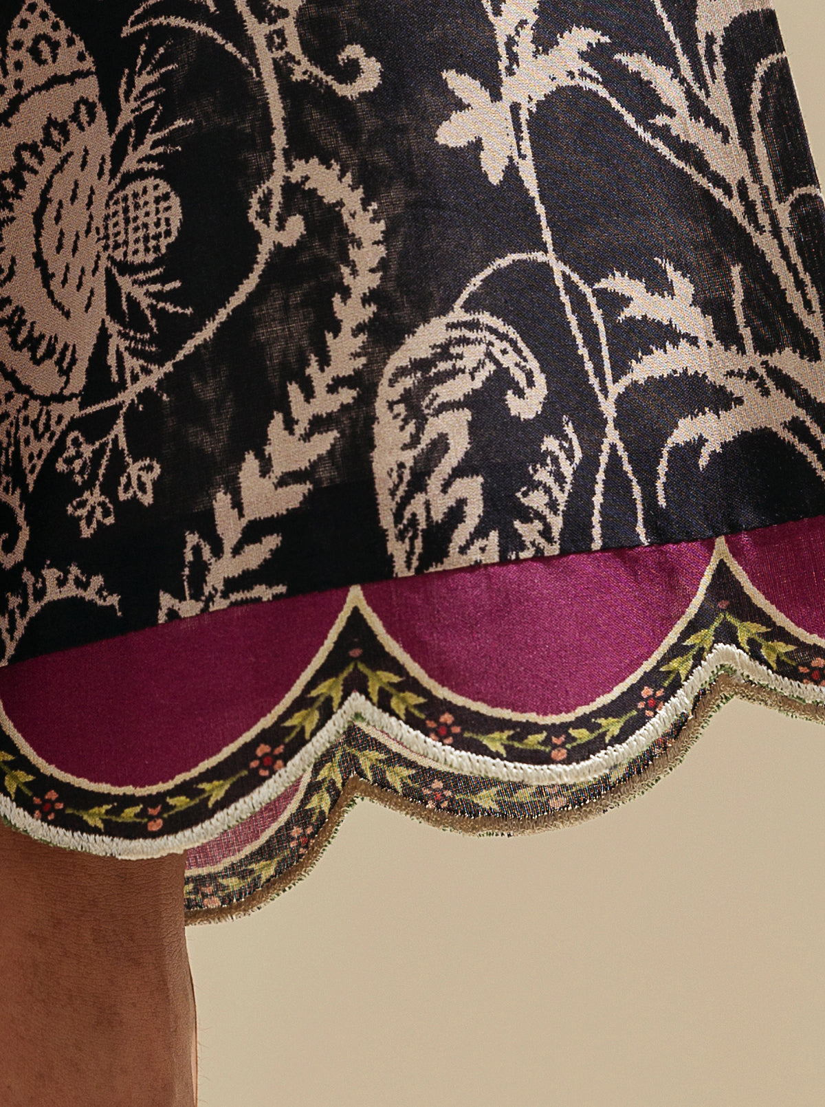 1 PIECE - PRINTED LAWN SHIRT - GRAPE FANTASY