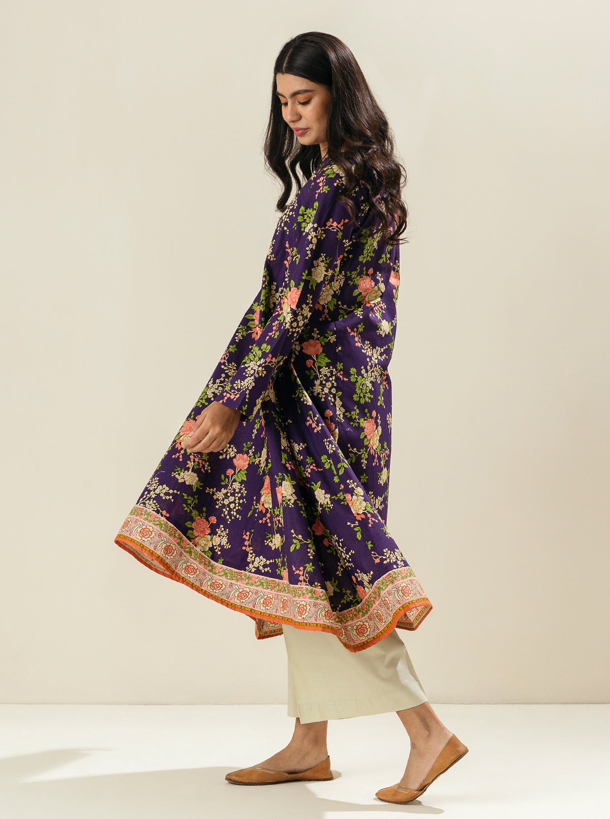 1 PIECE - PRINTED LAWN SHIRT - ENGLISH BOTANICS