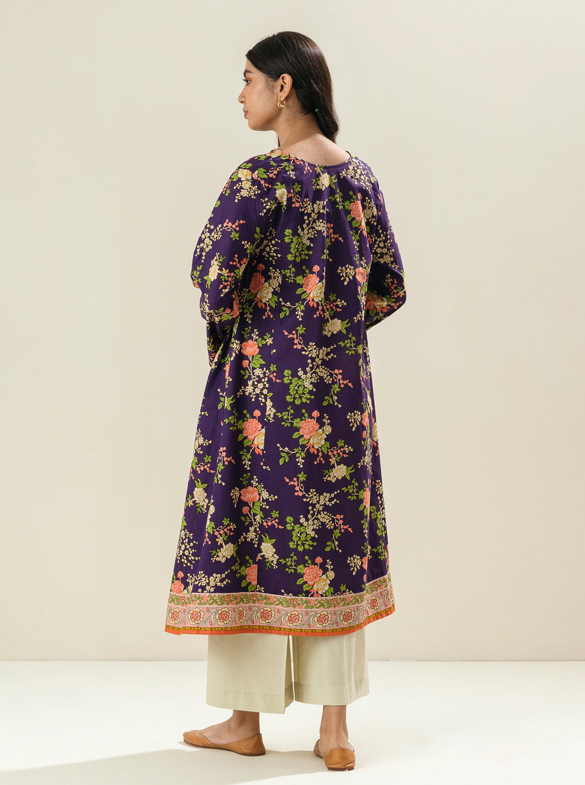 1 PIECE - PRINTED LAWN SHIRT - ENGLISH BOTANICS