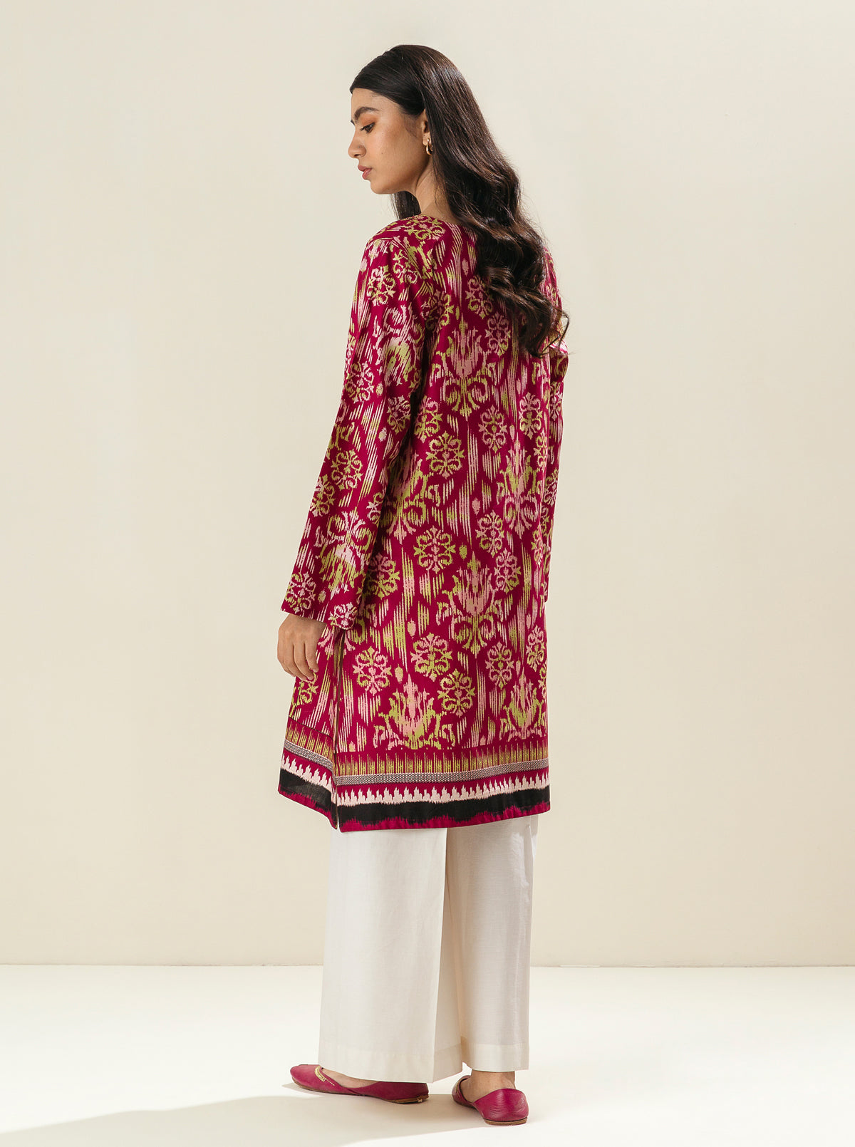 1 PIECE - PRINTED LAWN SHIRT - LOVEBIRDS NEST