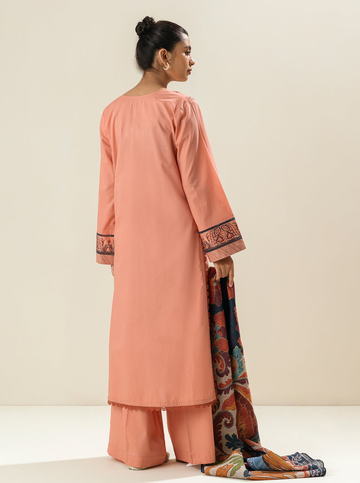 3 Piece - Embroidered Lawn Suit - Wild Flower Heaven