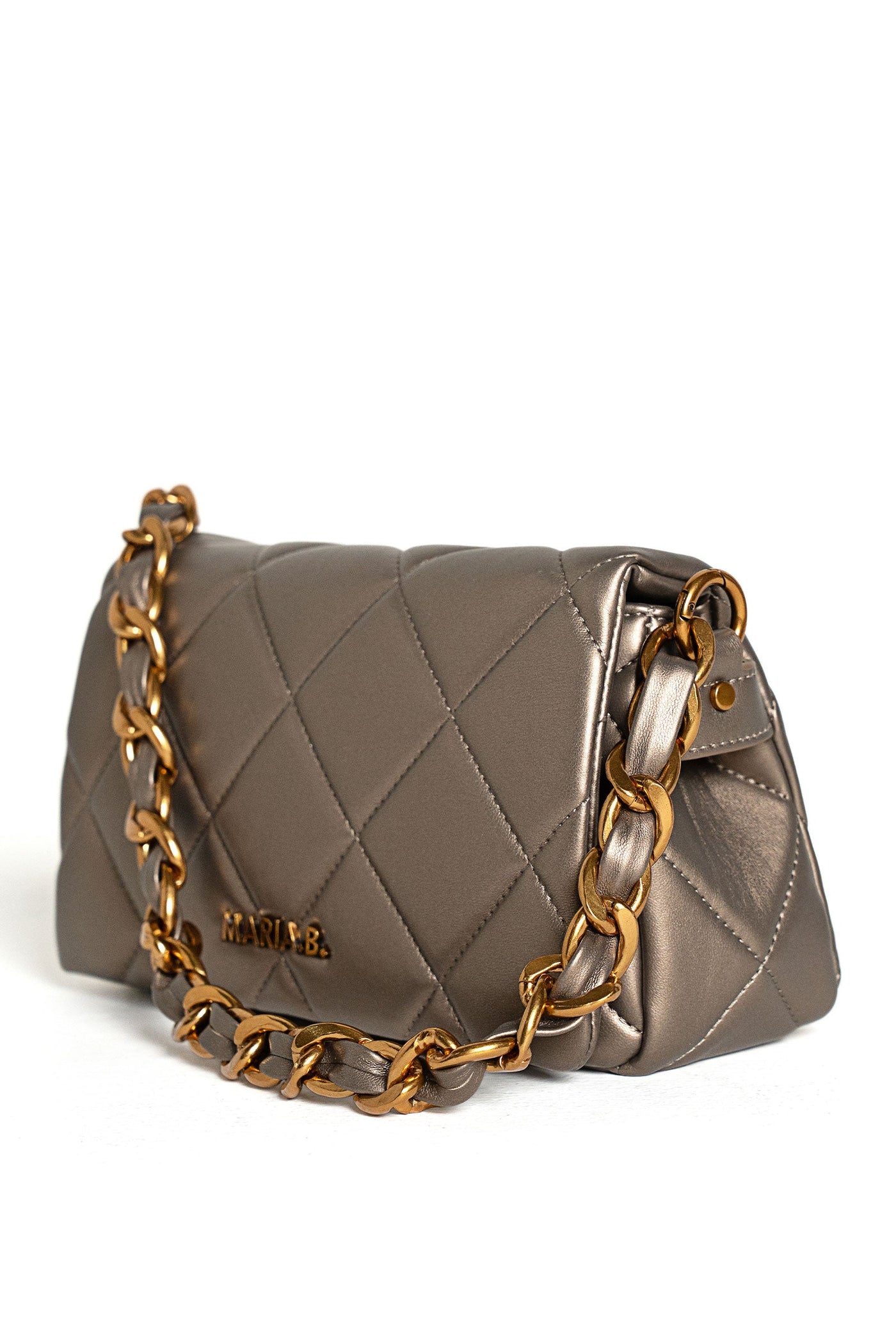 Quilted Messenger Bag